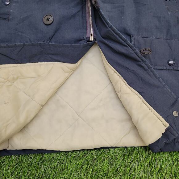 Vintage 70s Sears Parka Jacket Medium 23x30 Sherpa-Lined - Picture 12 of 16